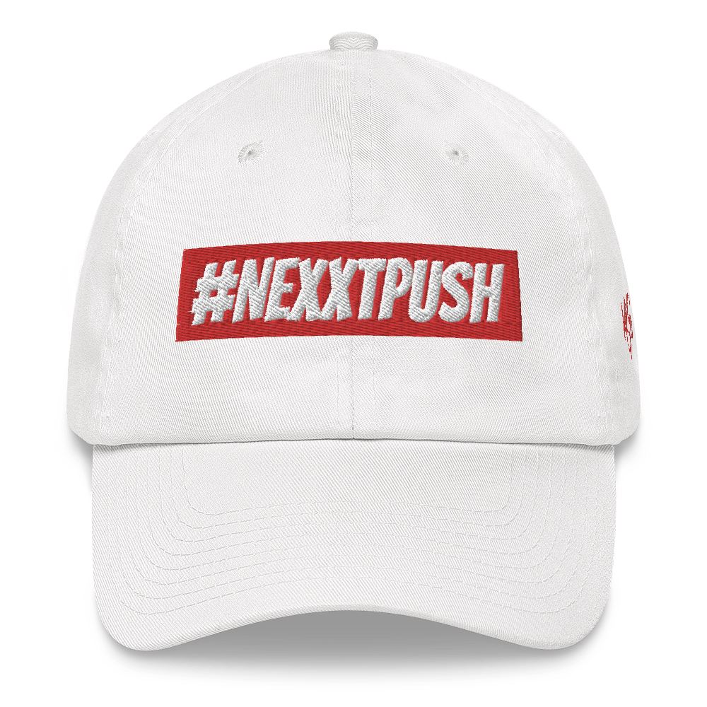 Nexxtpush Red Bar Dad hat