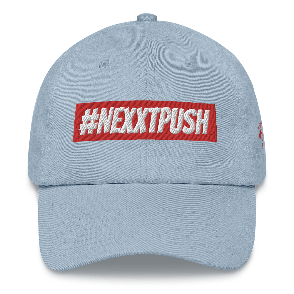 Nexxtpush Red Bar Dad hat