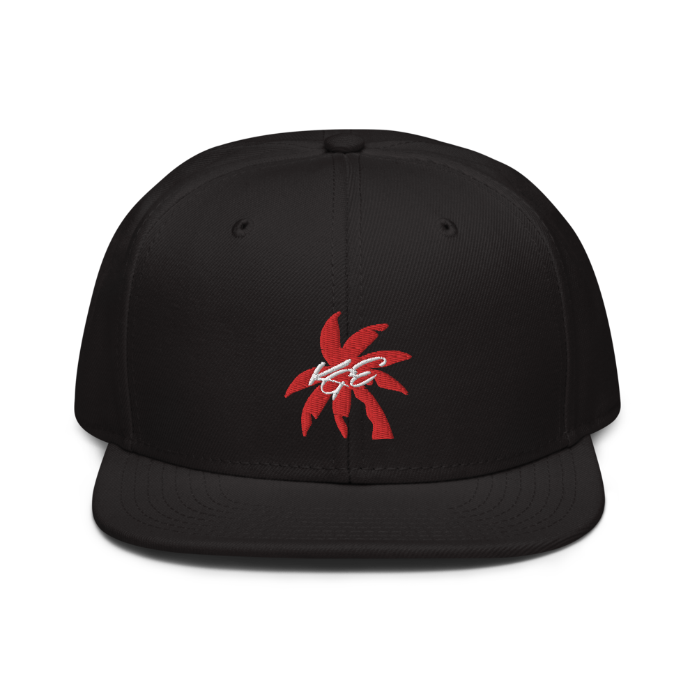 (new) Red KGE Palm Paradise Otto Snapback Hat
