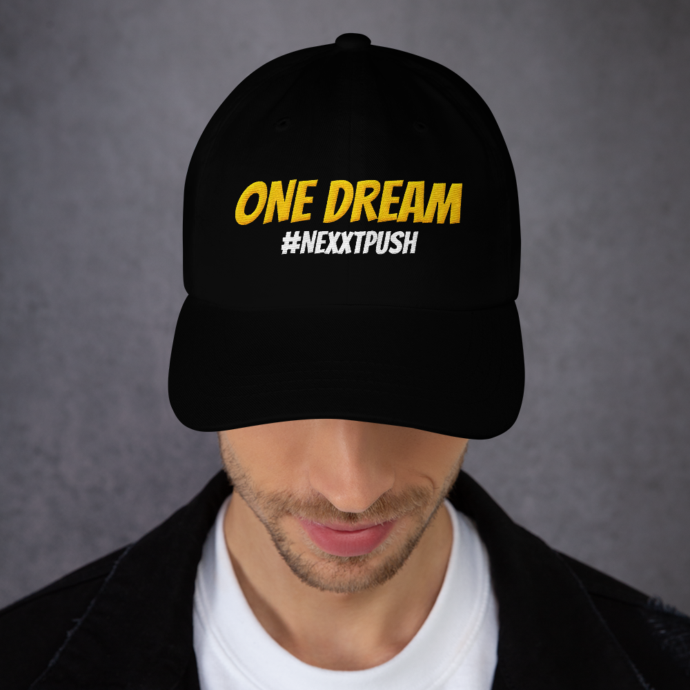 Yupoong Dad Hat - One Dream Gold #NEXXTPUSH