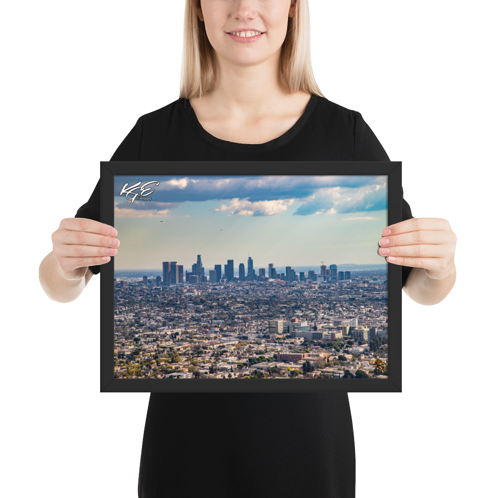 Los Angeles Framed Photo Paper Poster By KGE Photography