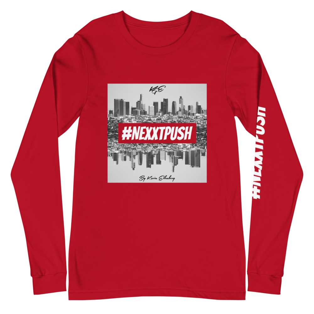 #Nexxtpush -  Los Angeles Skyline | Soft-Fit Long Sleeve Tee