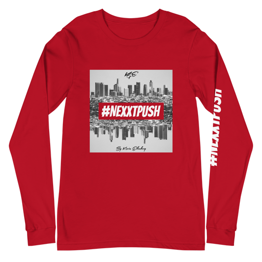 #Nexxtpush -  Los Angeles Skyline | Soft-Fit Long Sleeve Tee