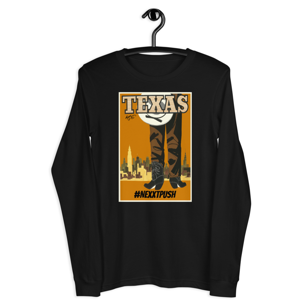 #Nextpush - Vintage Texas | Soft-Fit Long Sleeve Tee