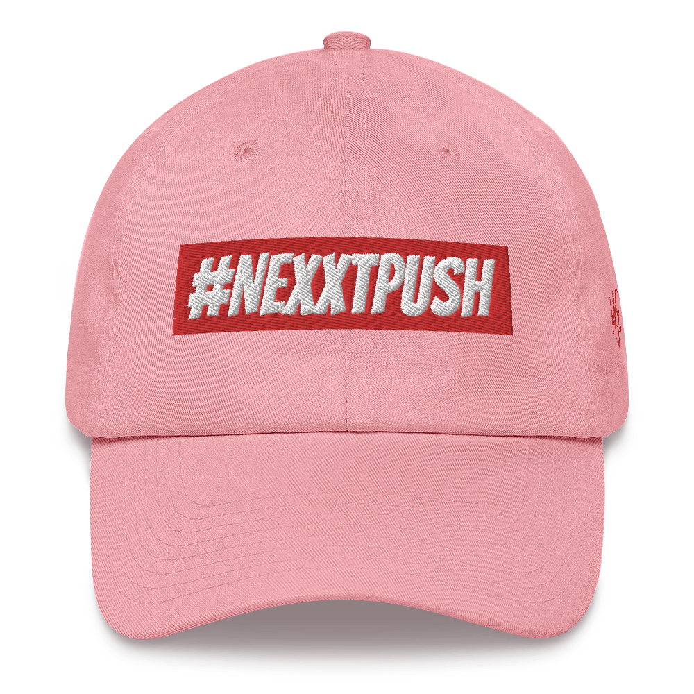 Nexxtpush Red Bar Dad hat