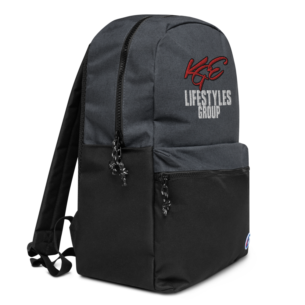 CHAMPION II - KGE LIFESTYLES GROUP'S EMBROIDERED BACKPACK - Limited Edition