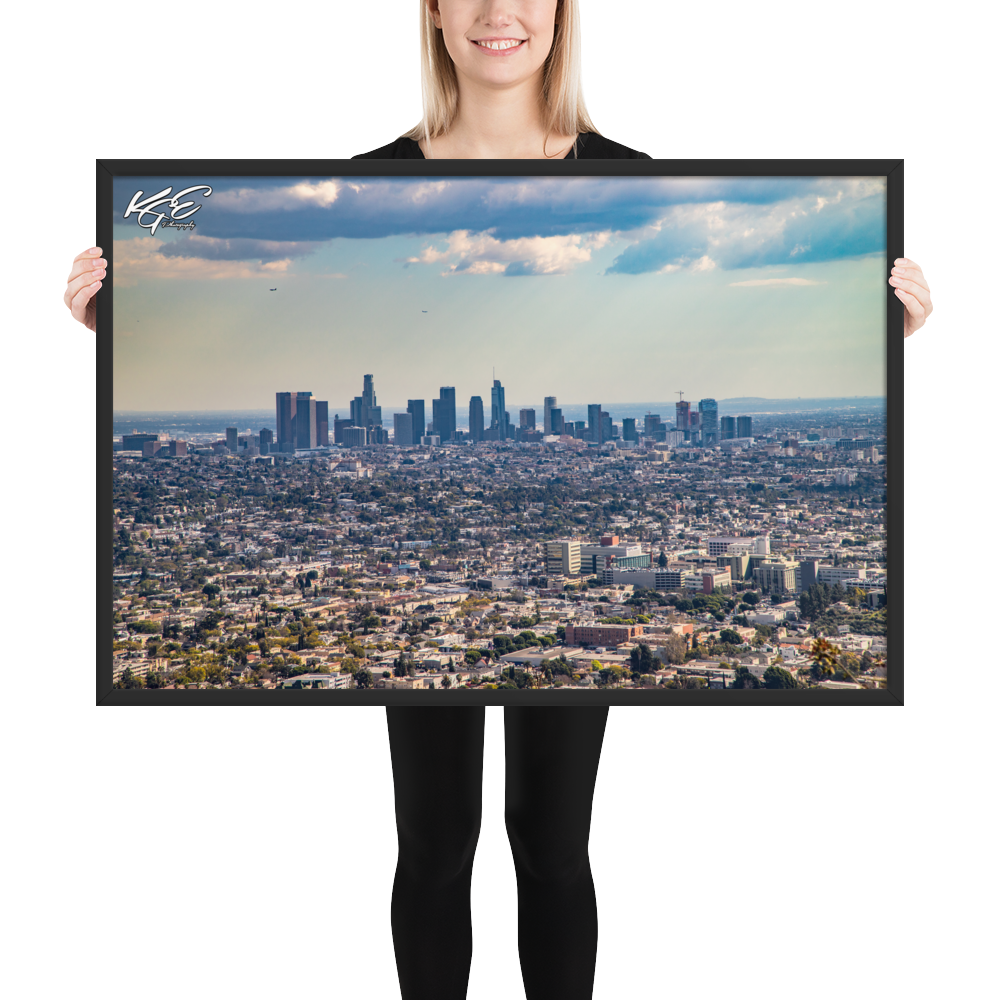 Los Angeles Framed Photo Paper Poster By KGE Photography