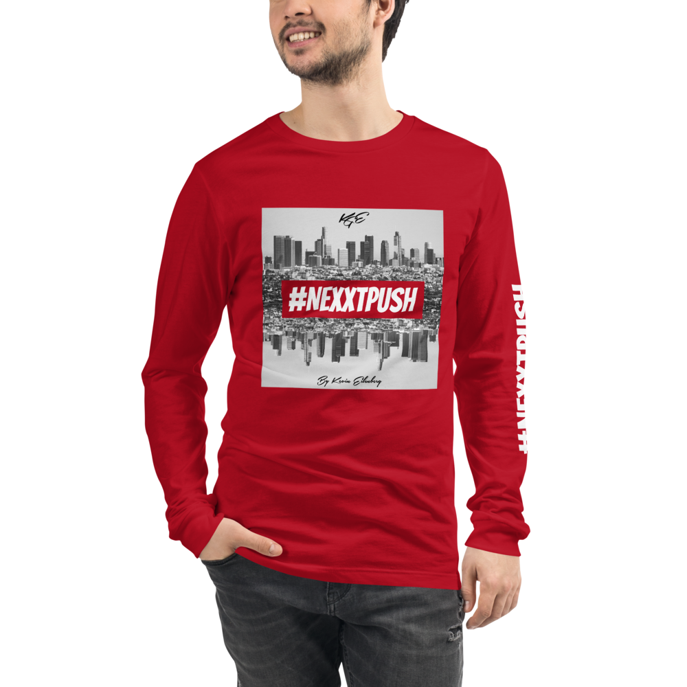 #Nexxtpush -  Los Angeles Skyline | Soft-Fit Long Sleeve Tee