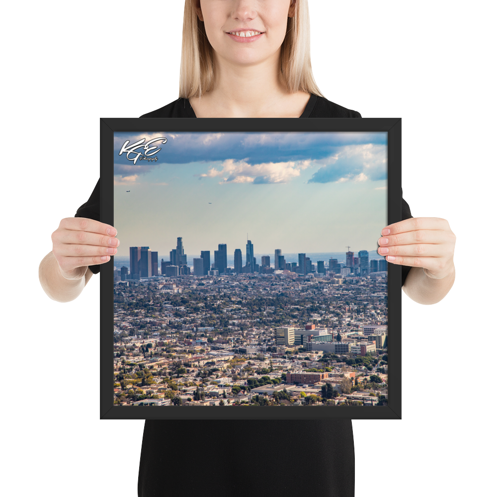 Los Angeles Framed Photo Paper Poster By KGE Photography