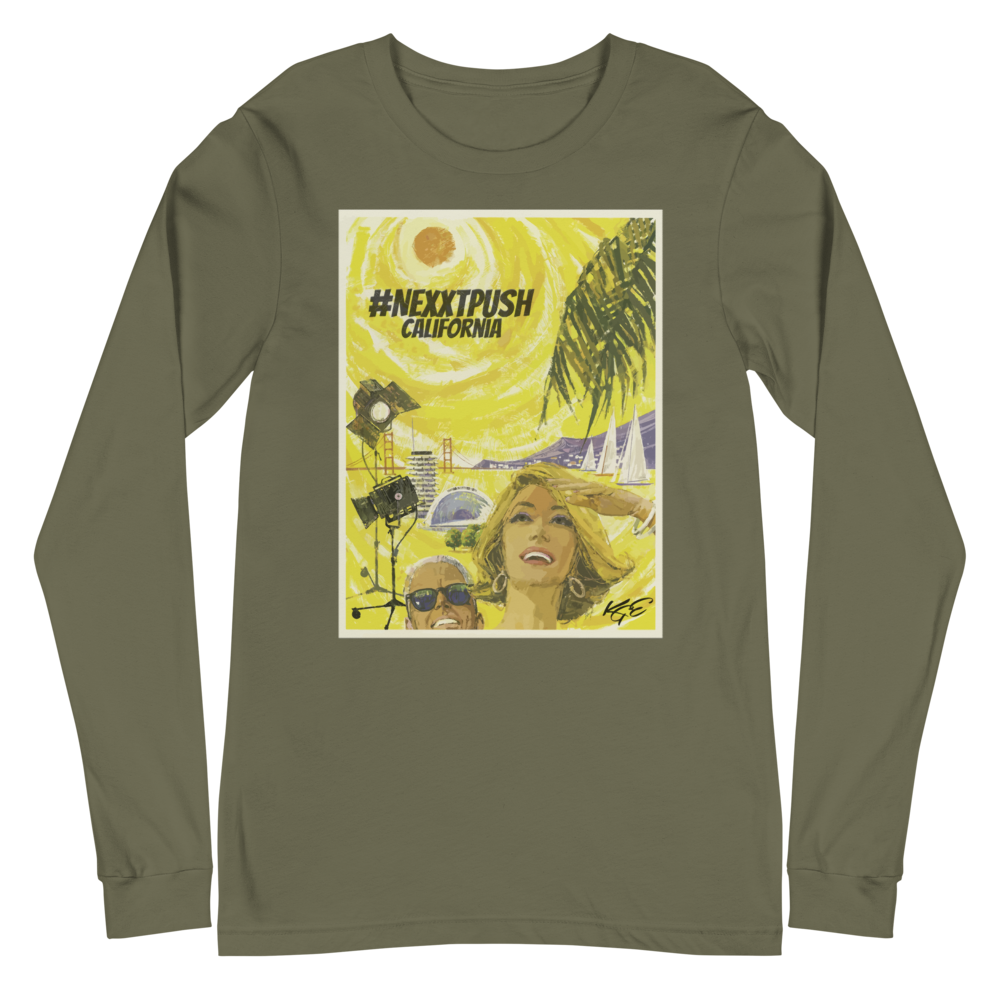 #Nextpush - Vintage California | Soft-Fit Long Sleeve Tee