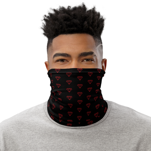 Red Diamond Neck Gaiter (Face Mask)