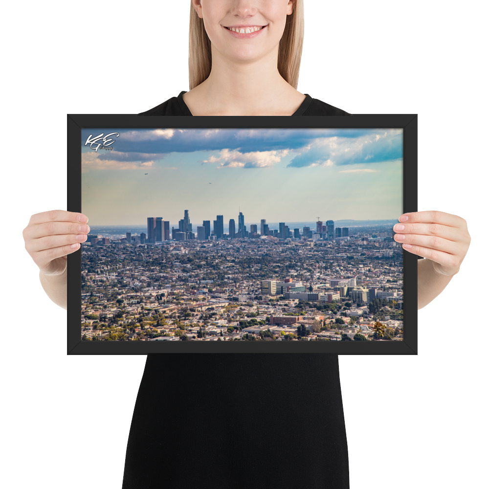Los Angeles Framed Photo Paper Poster By KGE Photography