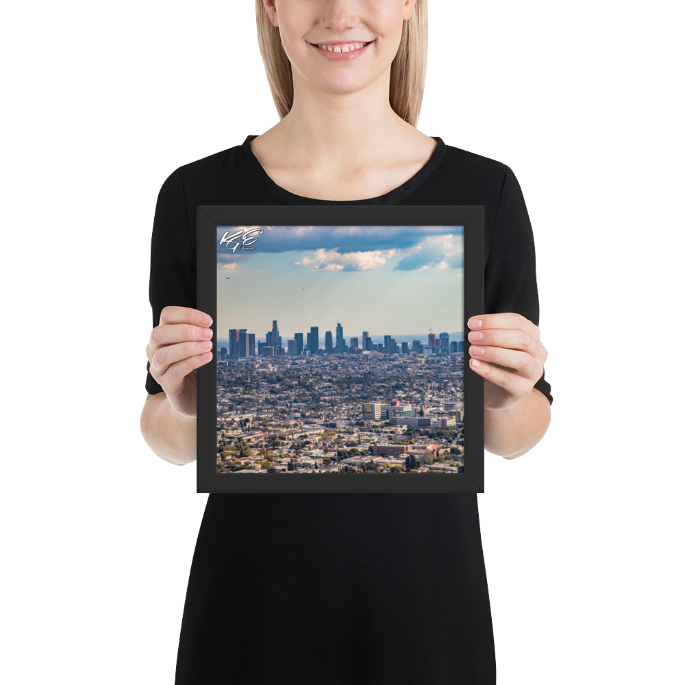 Los Angeles Framed Photo Paper Poster By KGE Photography