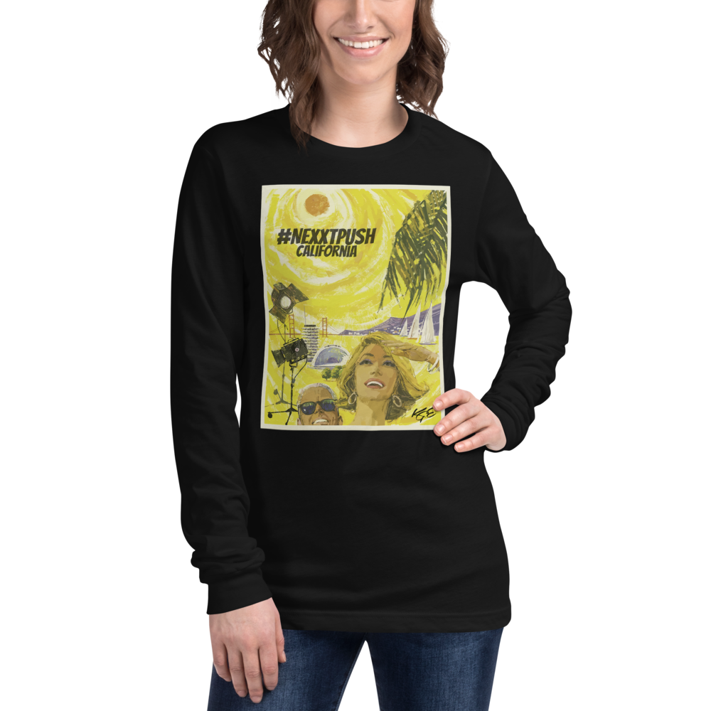#Nextpush - Vintage California | Soft-Fit Long Sleeve Tee