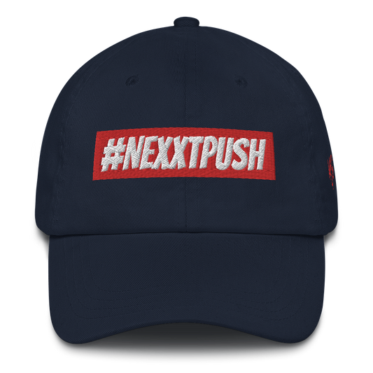 Nexxtpush Red Bar Dad hat
