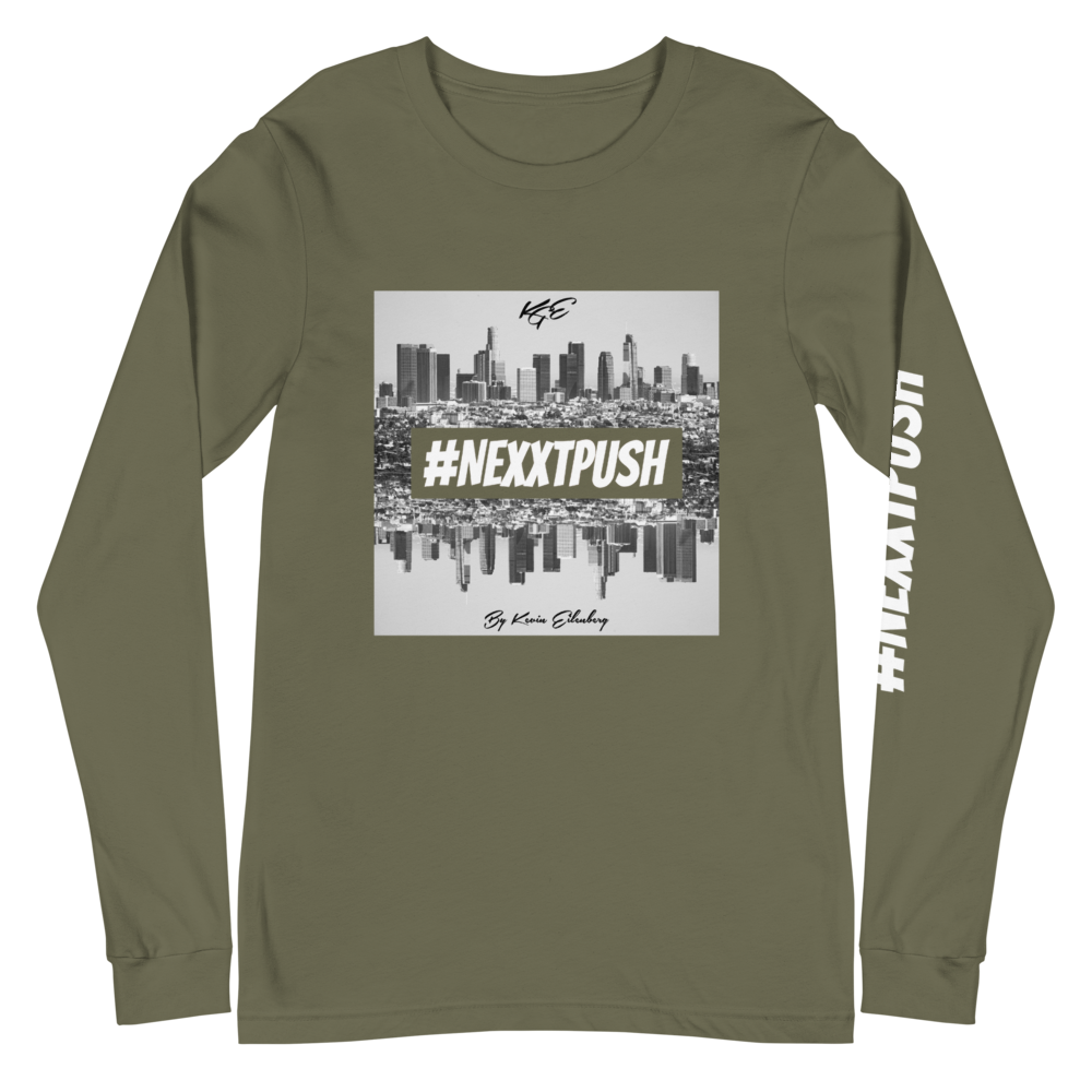 #Nexxtpush -  Los Angeles Skyline | Soft-Fit Long Sleeve Tee