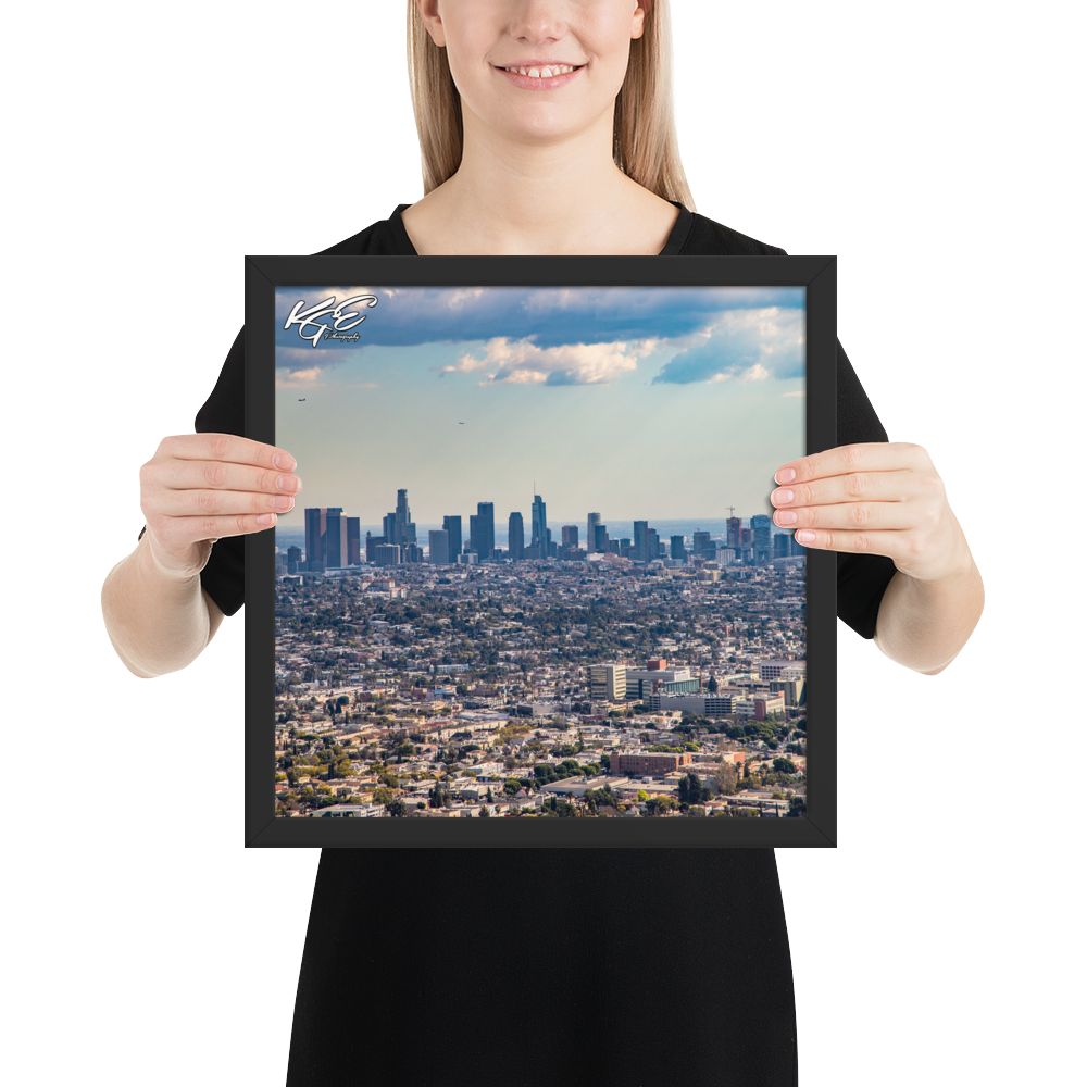 Los Angeles Framed Photo Paper Poster By KGE Photography