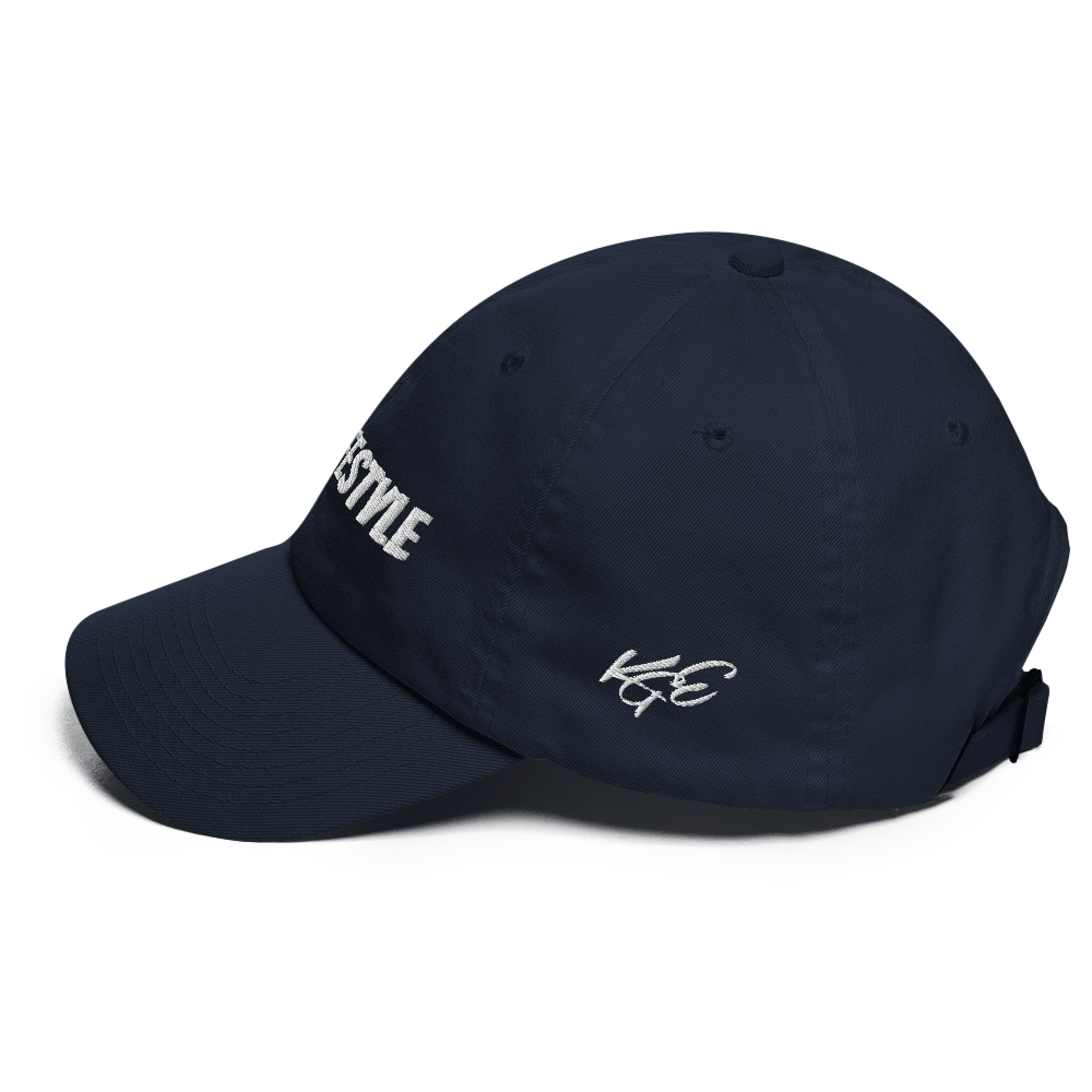 "THE LIFESTYLE" Dad hat by KGE Lifestyle Supply