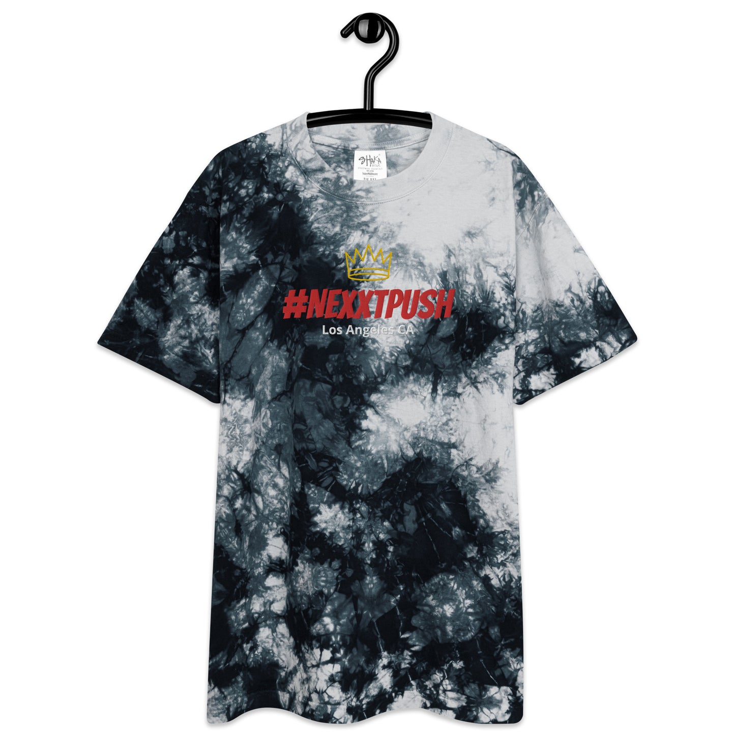 (New) #Nexxtpush | Shaka Wear Oversized tie-dye t-shirt multicolor - Large embroidery 15k–20k Stitch Count