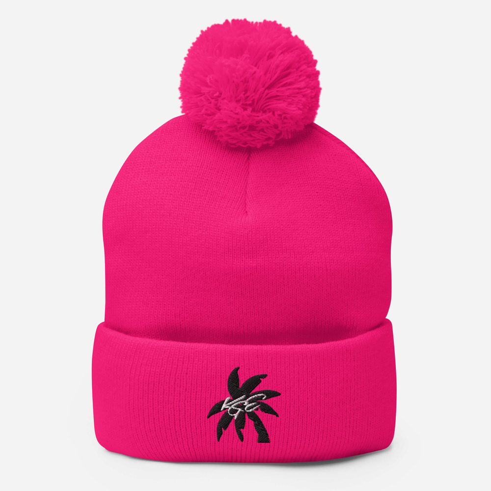 KGE Unlid - Palm Paradise Pom-Pom Beanie