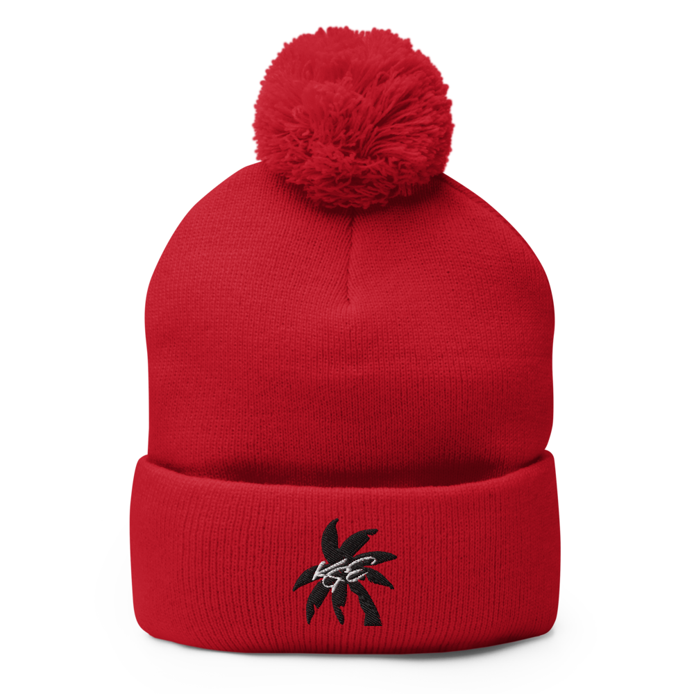 KGE Unlid - Palm Paradise Pom-Pom Beanie