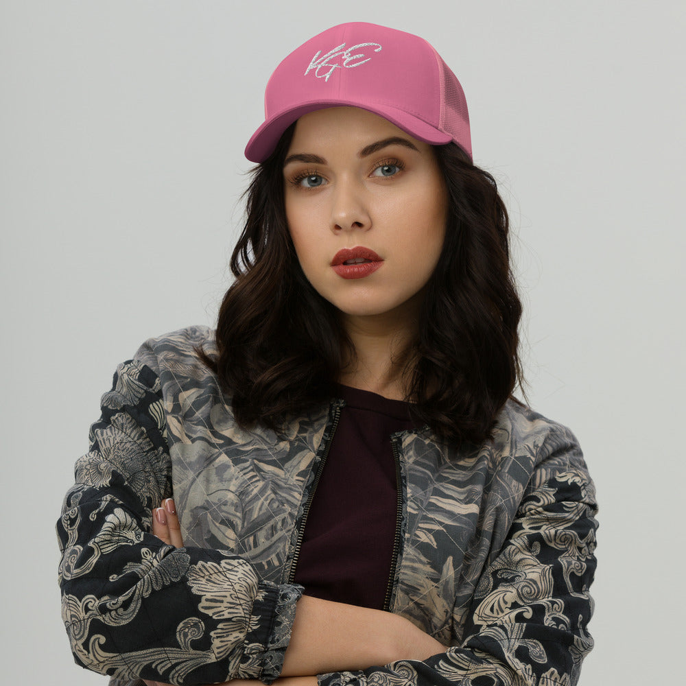 KGE Unlid - Low Profile Pink Trucker Cap