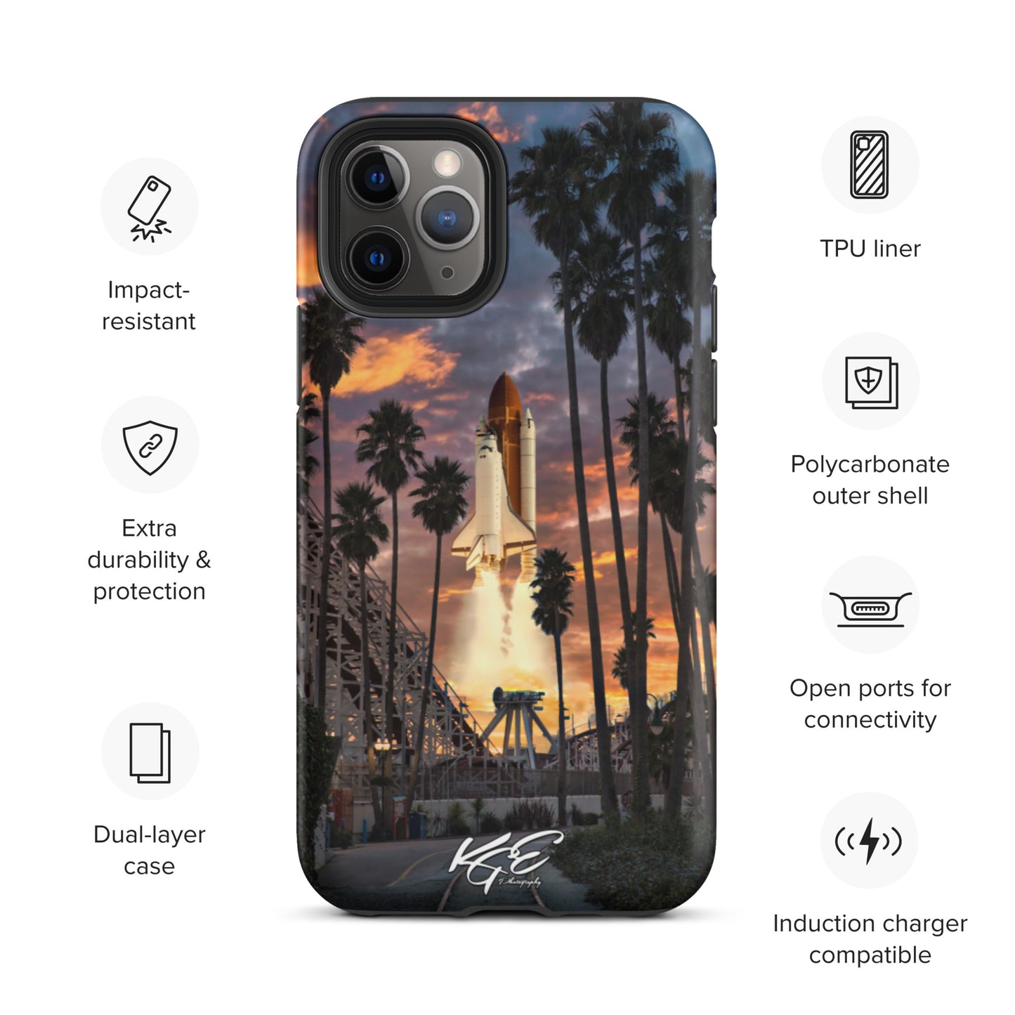 KGE Photography - Space Shuttle Imagination Tough iPhone case