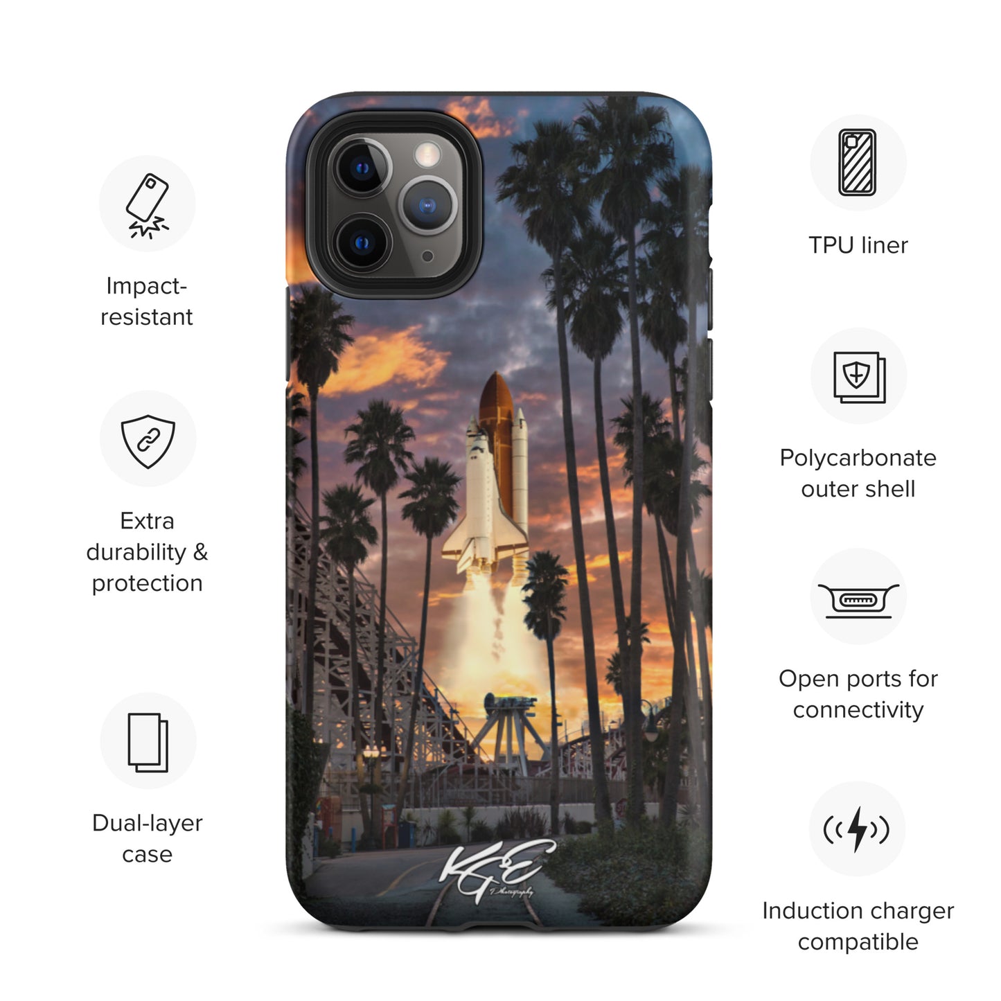 KGE Photography - Space Shuttle Imagination Tough iPhone case