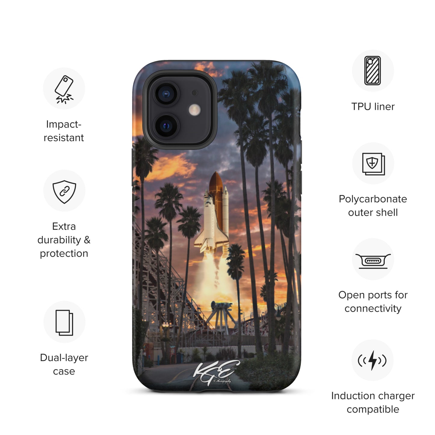 KGE Photography - Space Shuttle Imagination Tough iPhone case