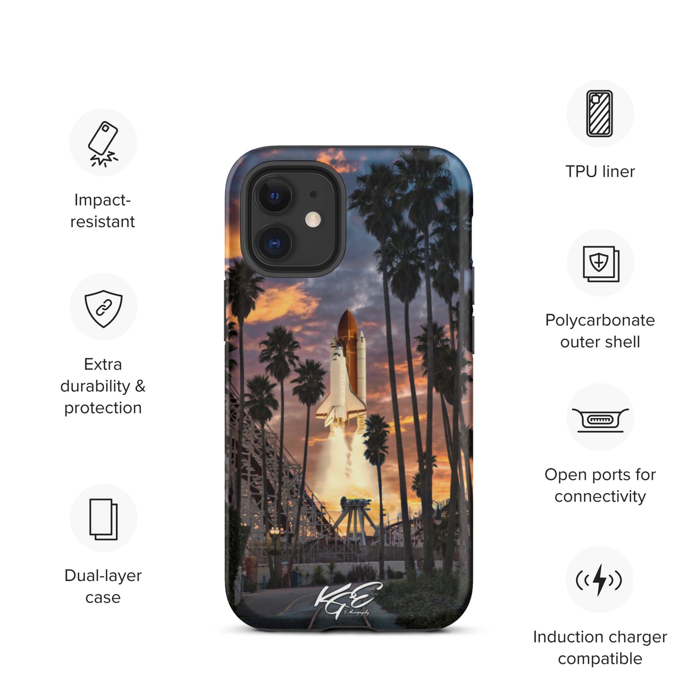 KGE Photography - Space Shuttle Imagination Tough iPhone case