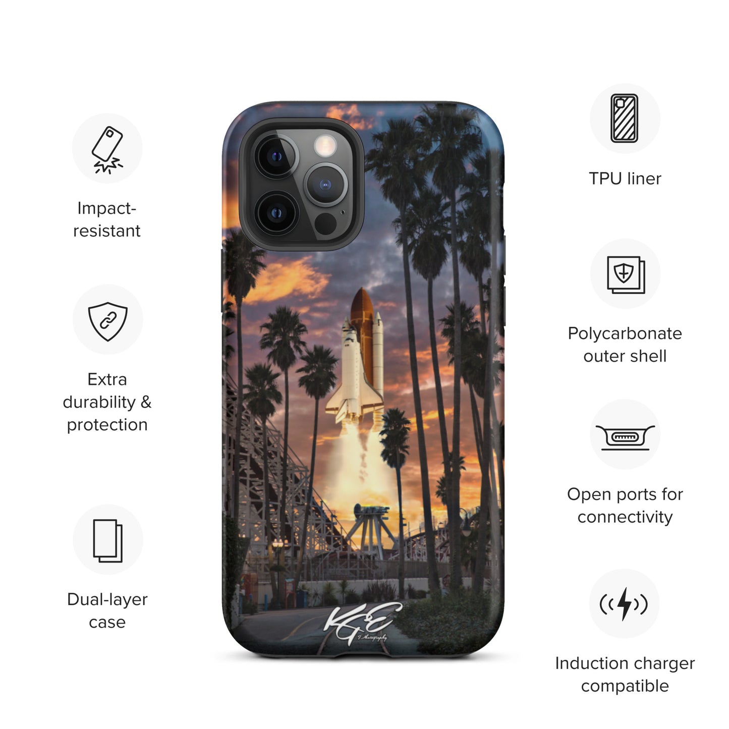 KGE Photography - Space Shuttle Imagination Tough iPhone case