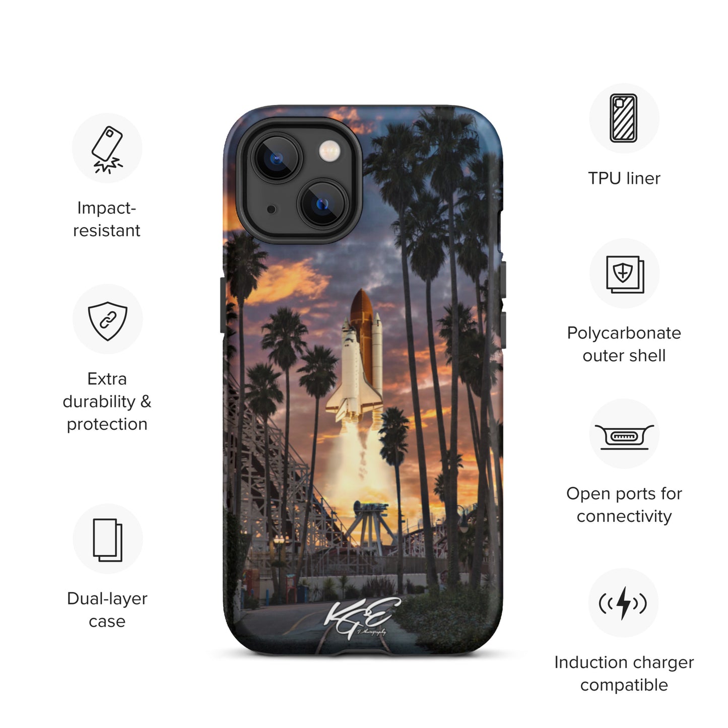 KGE Photography - Space Shuttle Imagination Tough iPhone case