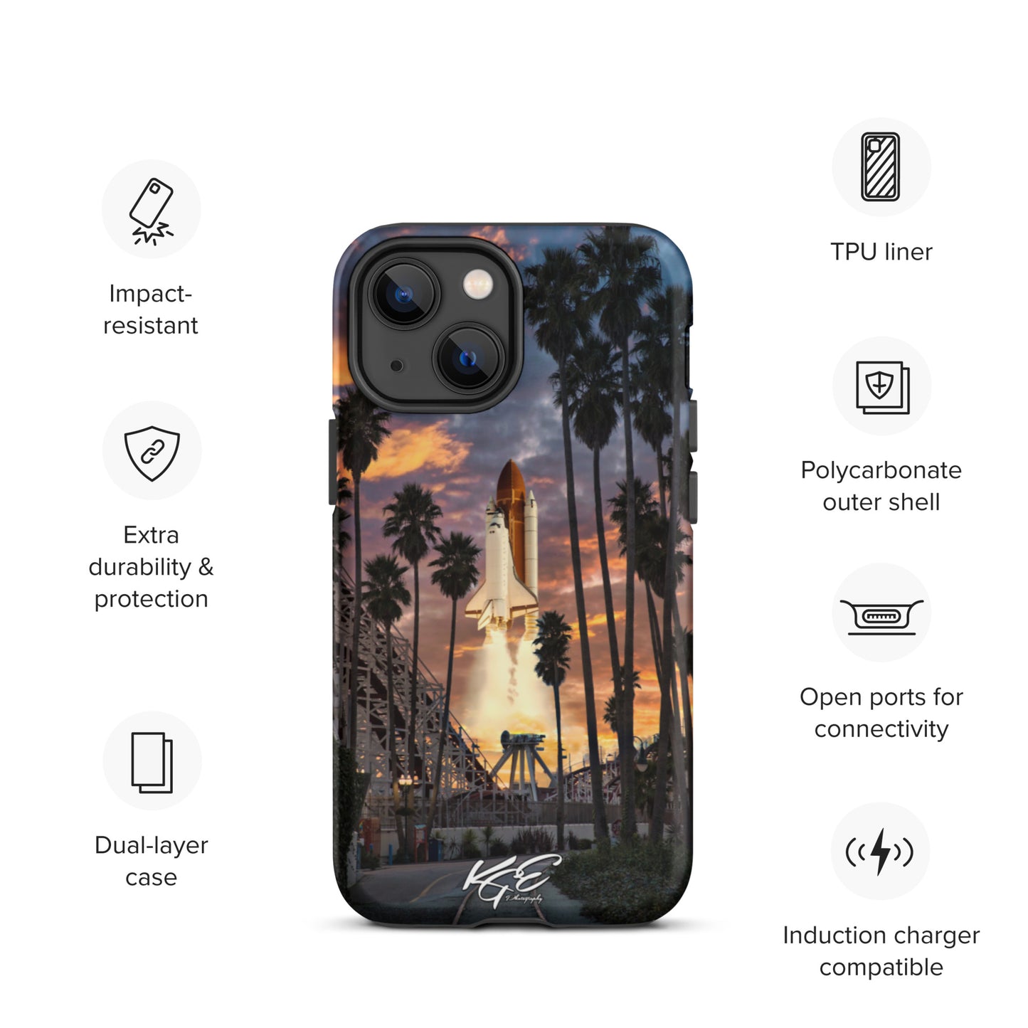 KGE Photography - Space Shuttle Imagination Tough iPhone case
