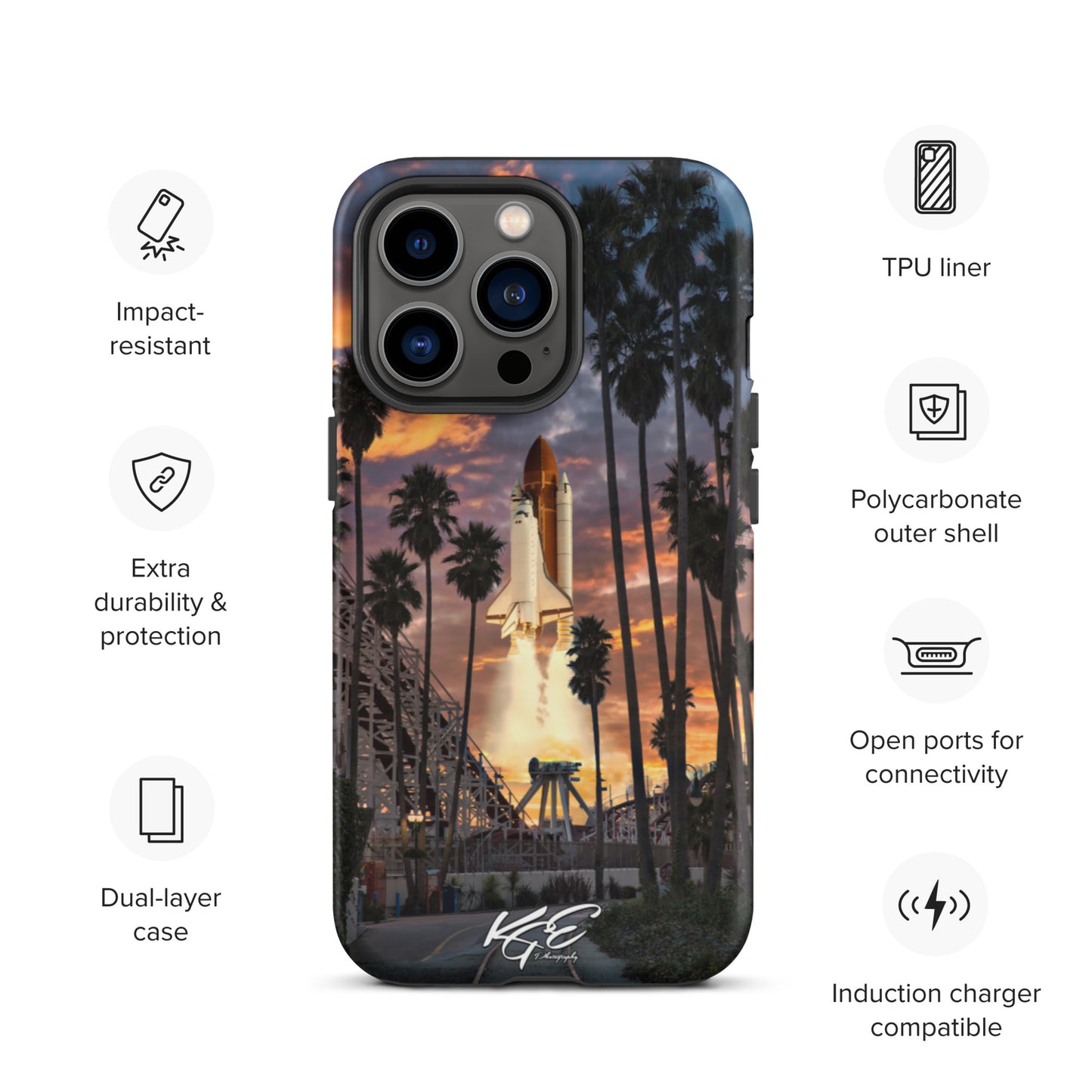 KGE Photography - Space Shuttle Imagination Tough iPhone case