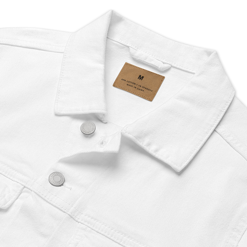 (New) Nexxtpush White denim jacket