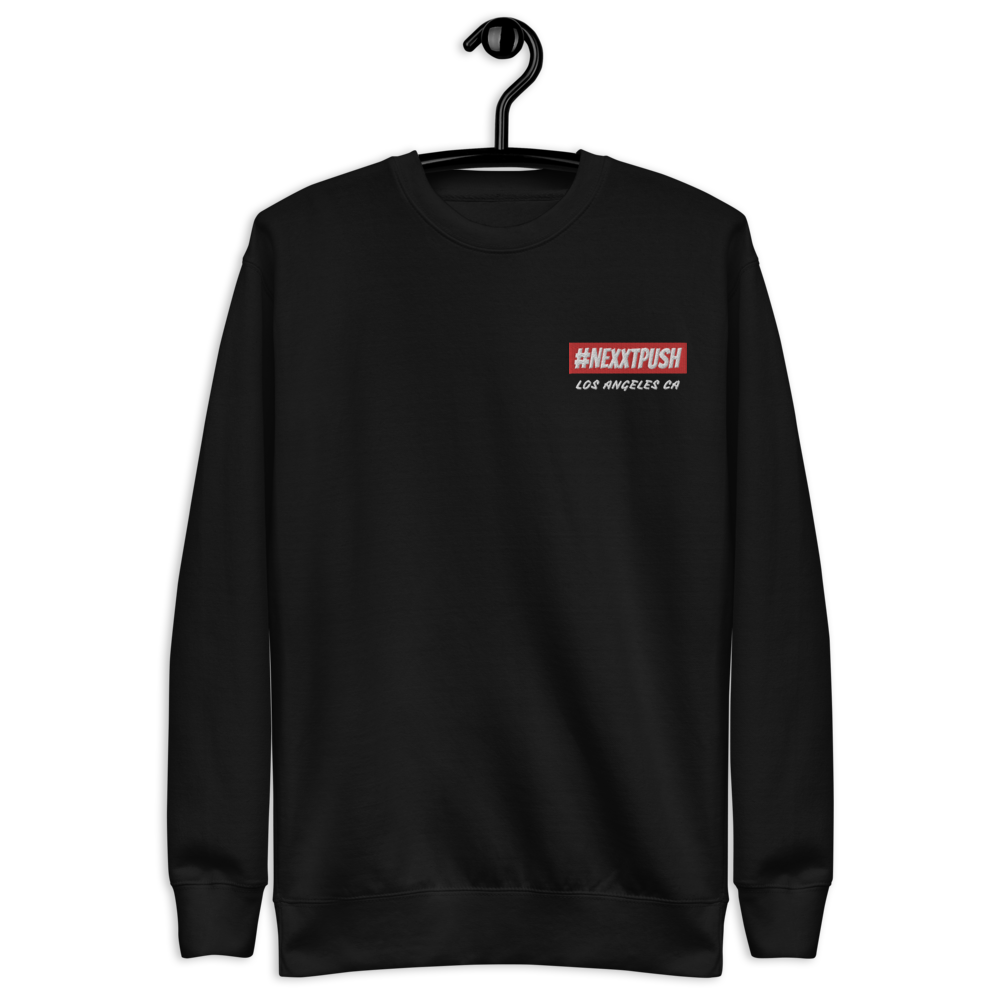 (New) #Nexxtpush Los Angeles Embroidered Unisex Fleece Pullover