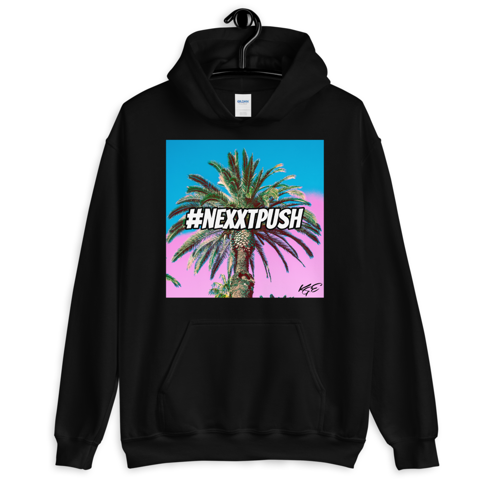 #Nexxtpush Cotton Candy Palm Tree Original Unisex Hoodie