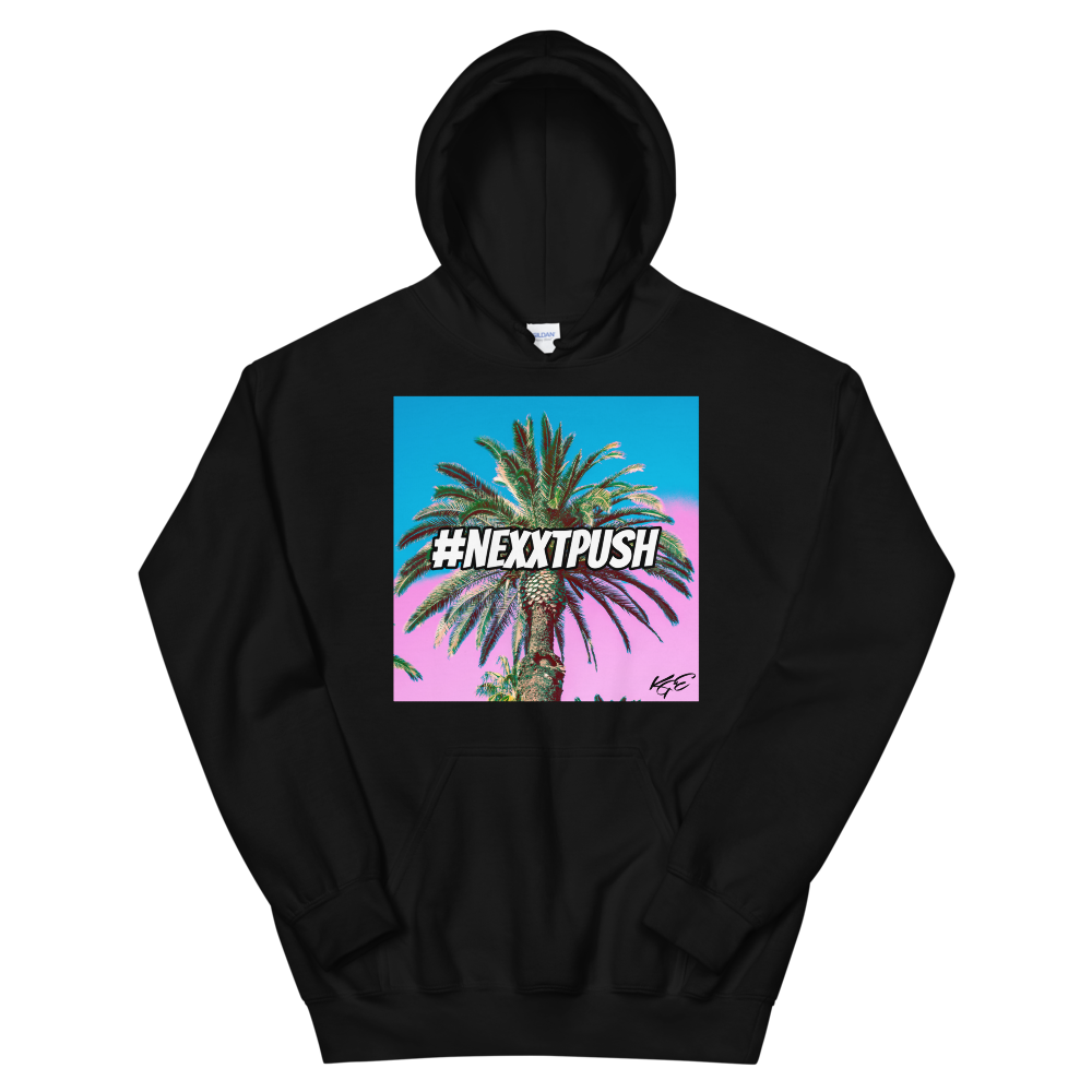 #Nexxtpush Cotton Candy Palm Tree Original Unisex Hoodie