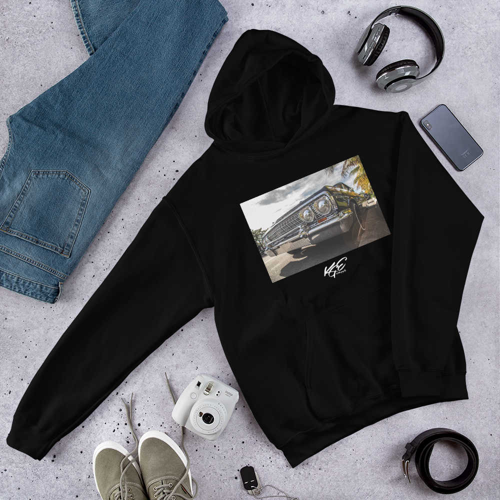 (BIG SIZE) KGE Photography Classic Lowrider Original Unisex Hoodie (Sizes 3XL - 5XL) - (Limited Drop)