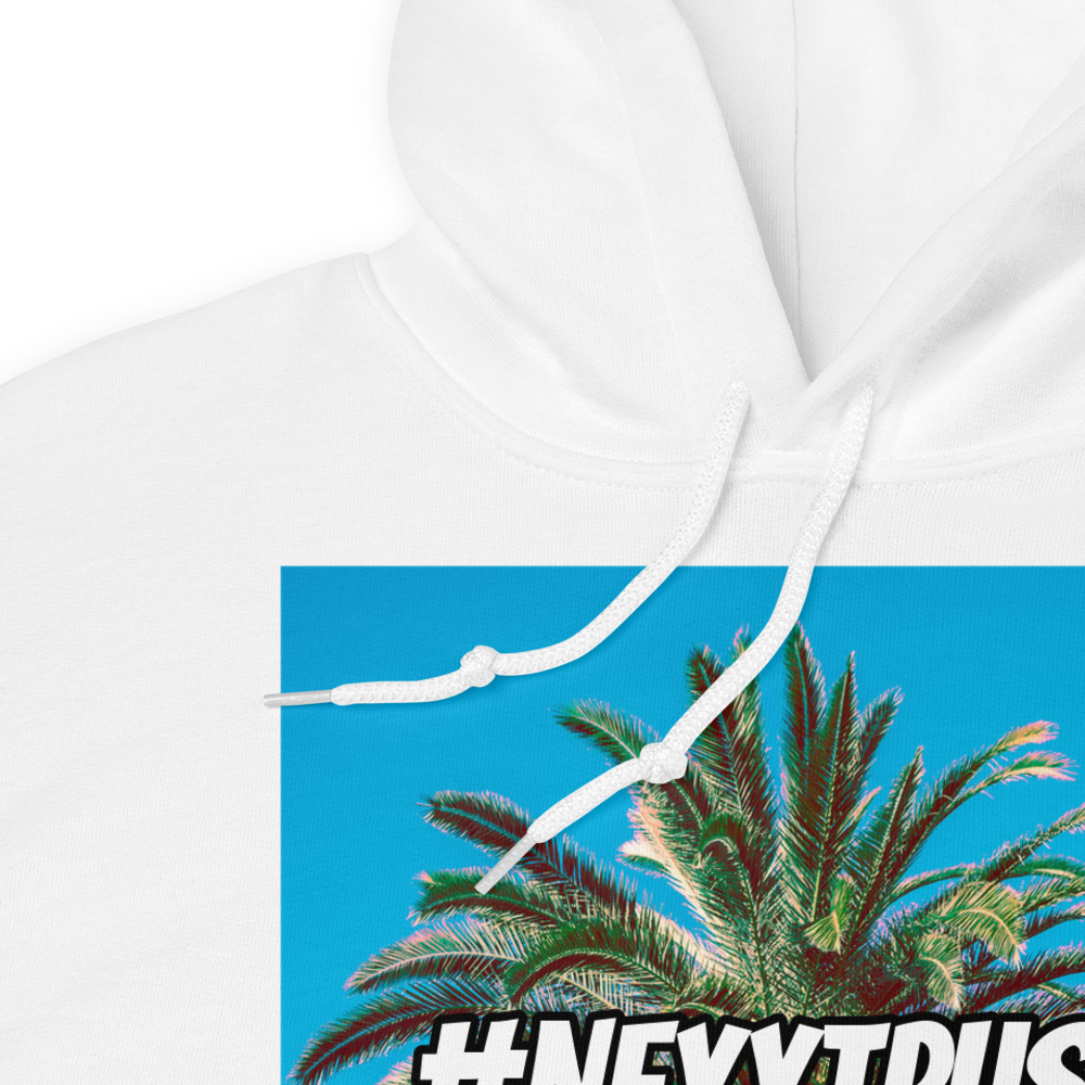 (BIG SIZE) #Nexxtpush Cotton Candy Palm Tree - Original Hoodie (Sizes 3XL - 5XL)