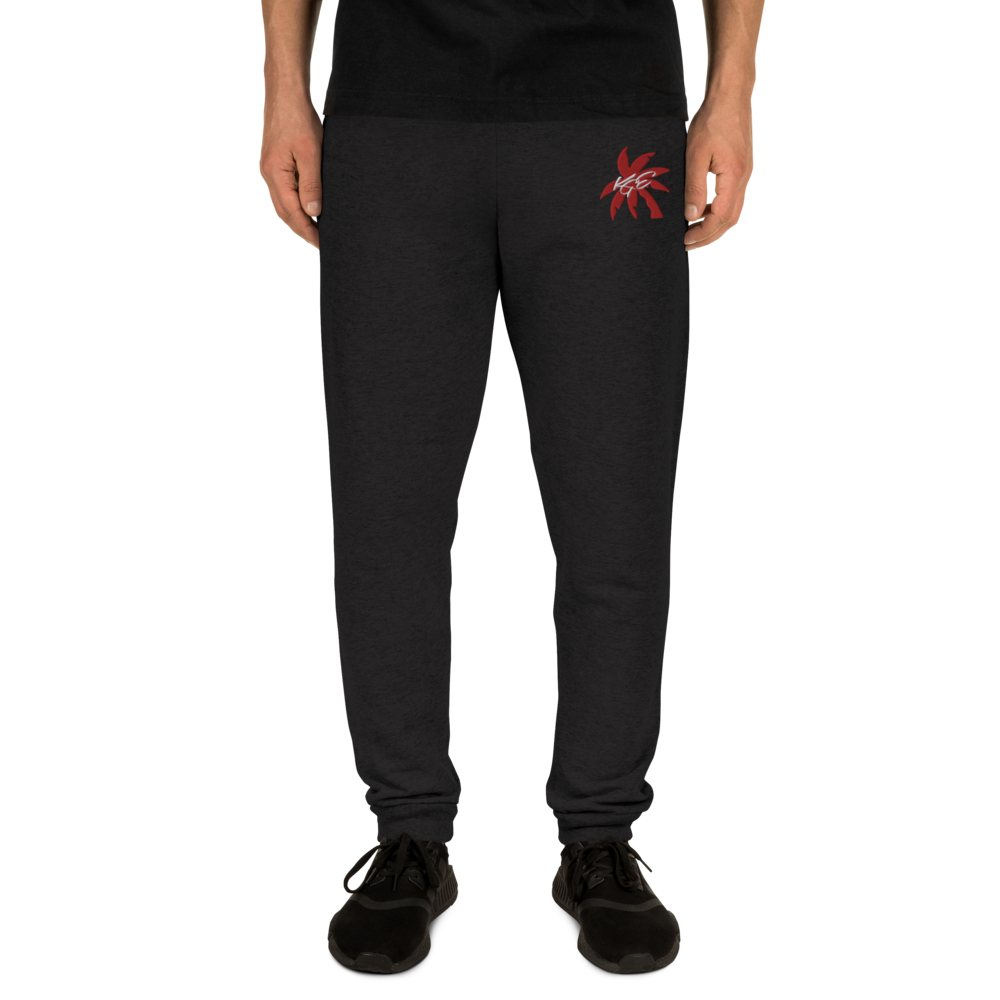 KGE Unlid Palm Paradise Red Embroidery - Joggers