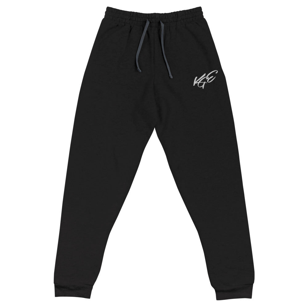 KGE Unlid Embroidered - Joggers (White Signature)