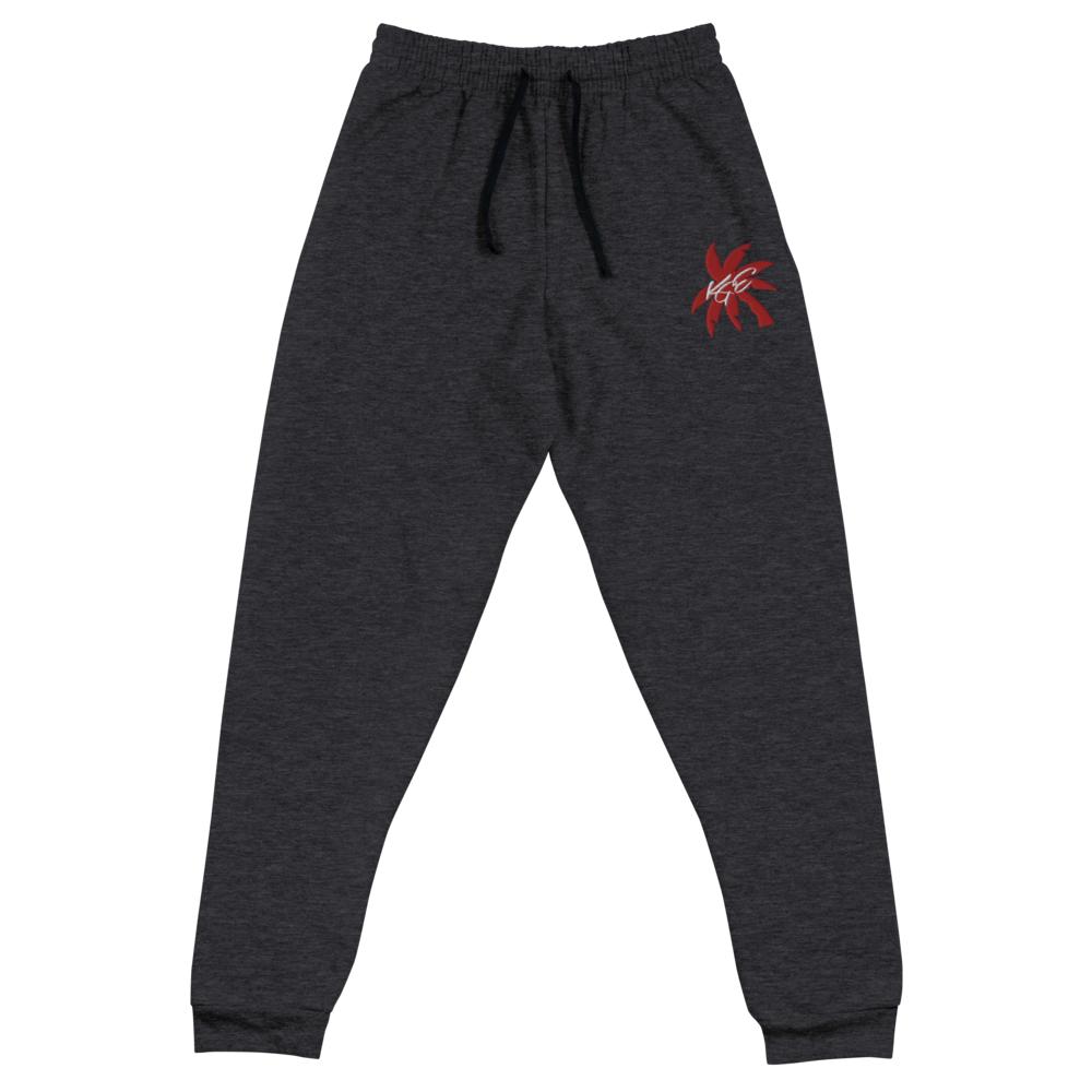 KGE Unlid Palm Paradise Red Embroidery - Joggers