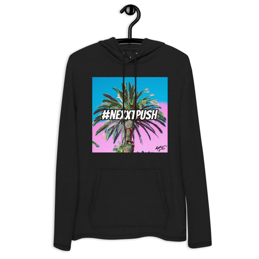 (NEW) Cotton Candy Palm Tree Unisex Lightweight Hoodie