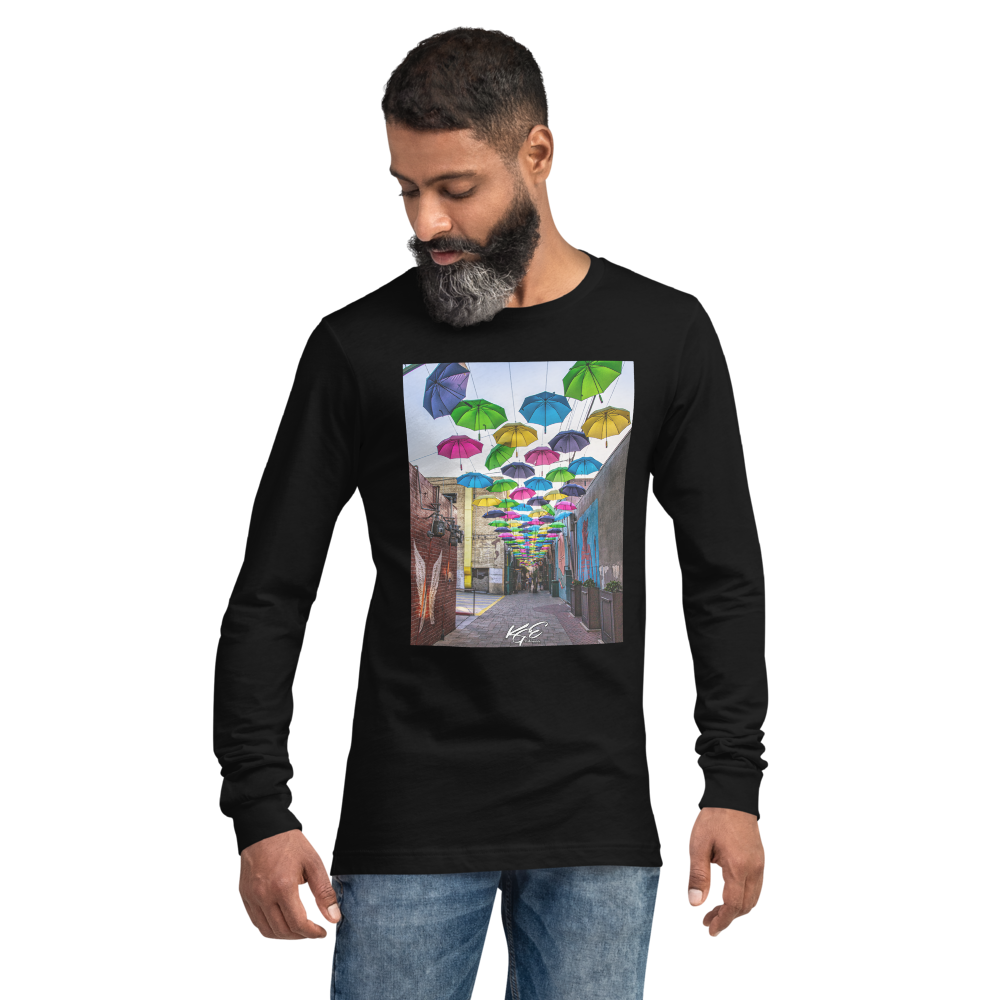 KGE Photography - Umbrella Alley  | Soft-Fit Long Sleeve Tee
