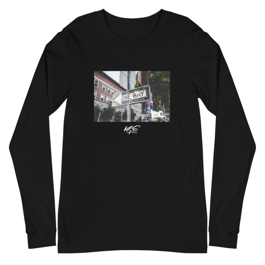 KGE Photography - One Way | Soft-Fit Long Sleeve Tee