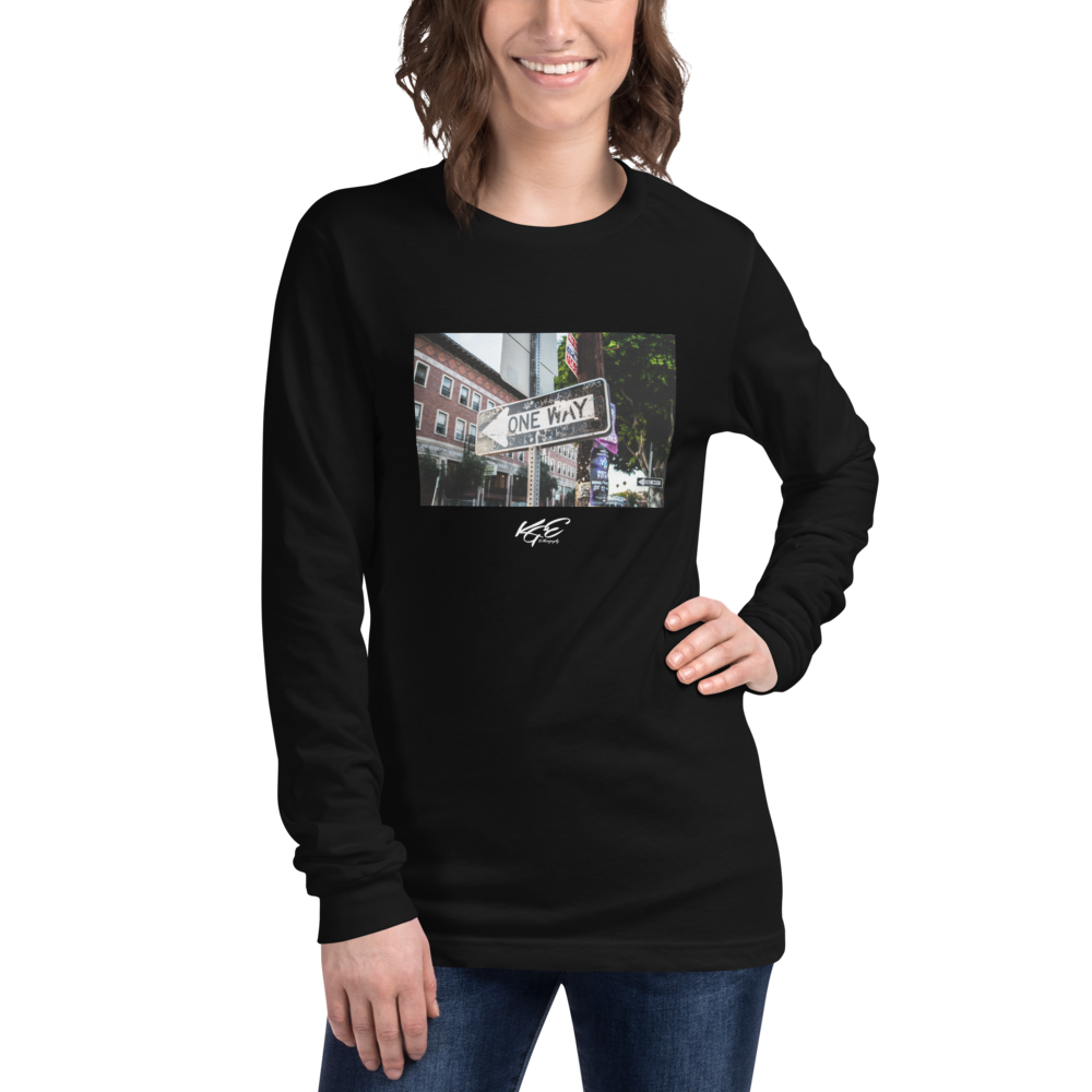 KGE Photography - One Way | Soft-Fit Long Sleeve Tee