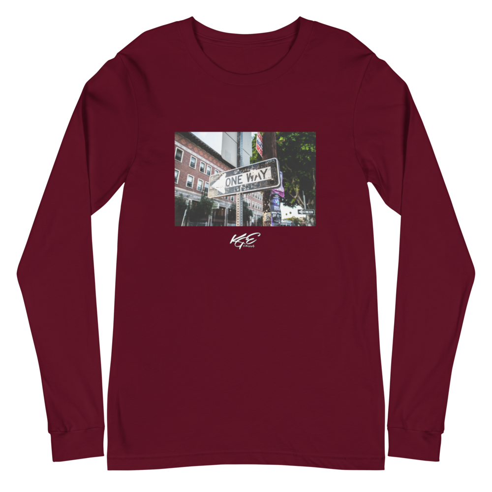 KGE Photography - One Way | Soft-Fit Long Sleeve Tee