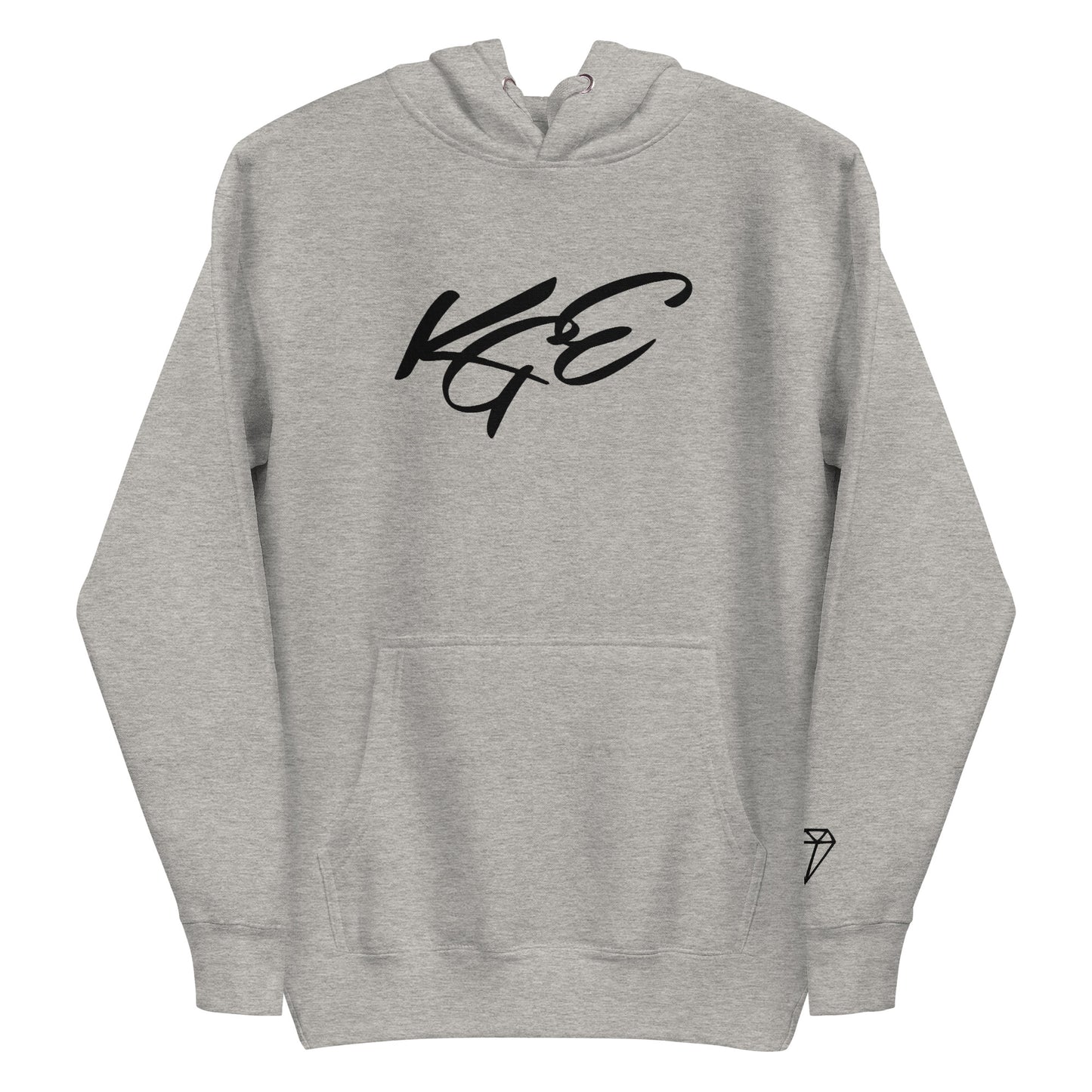 KGE Unlid - Black Embroidery Unisex Premium Hoodie