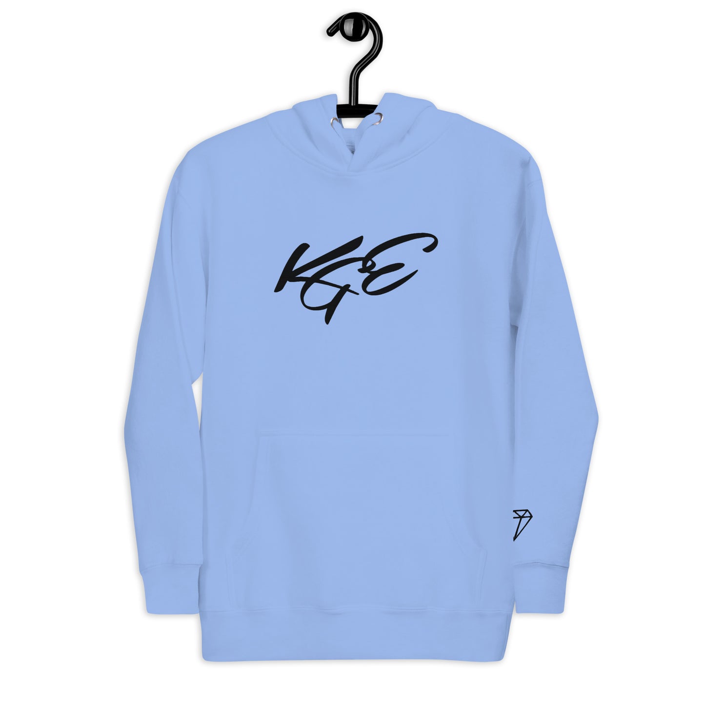 KGE Unlid - Black Embroidery Unisex Premium Hoodie